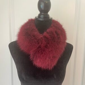 Adrienne Landau Fox Collar